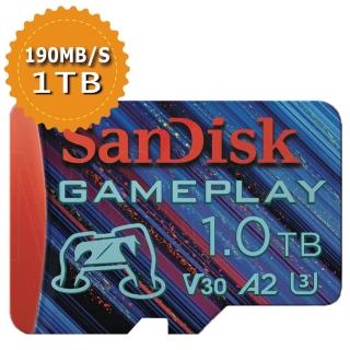 【SanDisk 晟碟】GamePlay microSD 1TB 手機和掌上型遊戲記憶卡(平行輸入)