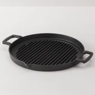 【南部鐵器】福介商店 日本鑄鐵鍋 IWACHU 岩鑄 鑄鐵燒烤盤25cm IH爐可用 燒烤 煎烤 牛排 烤肉