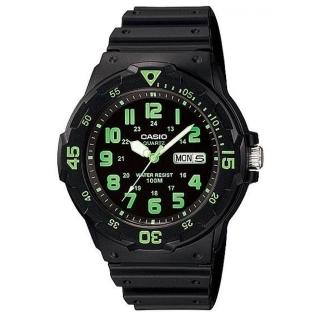 【CASIO 卡西歐】MRW-200H-3B 潛水風格 防水100米指標錶(運動 當兵 學生 錶徑約4.46公分)