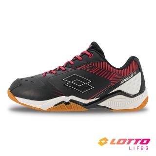 【LOTTO】男 阿波羅IV 專業羽球鞋(黑紅-LT4AMI5720)