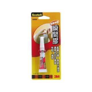 【3M】瞬間膠 超強快乾 2g 6886(黏貼 修補 模型 鋼彈)