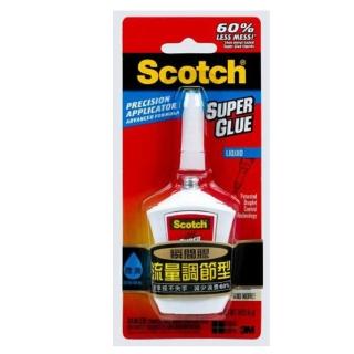 【3M】瞬間膠 流量調節型 液狀4g AD124(黏貼 修補 模型)