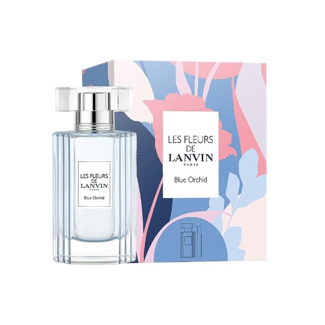 【LANVIN 浪凡】Lanvin Blue Orchid 天晴 . 蘭花淡香水禮盒(專櫃公司貨 淡香水50ml+7.5ml)