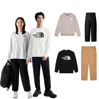 【The North Face 官方旗艦】男女款大學Tx長褲_成套穿搭必推(多款可選)