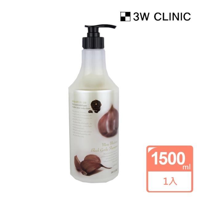 【3W CLINIC】黑蒜深層養護洗髮精1500mlx1(黑蒜 洗髮精)