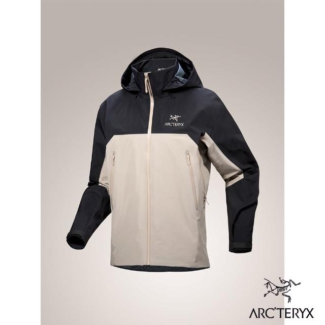 【Arcteryx 始祖鳥官方直營】男 Beta AR 防水外套(黑/盧恩褐)