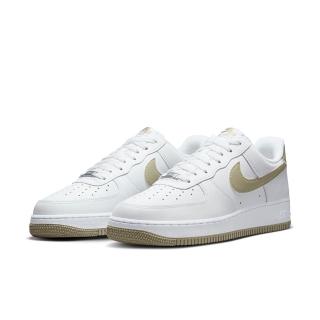 【NIKE 耐吉】休閒鞋 男鞋 女鞋 運動鞋 AF1 AIR FORCE 1 07 白卡其 FJ4146-110