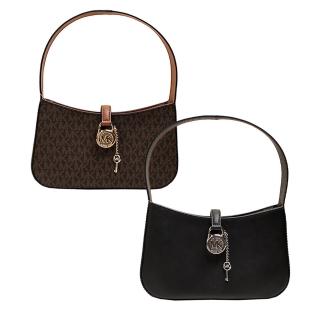 【Michael Kors】MK LYRA系列金屬墜飾磁扣迷你手提包肩揹包/腋下包(多款可選)