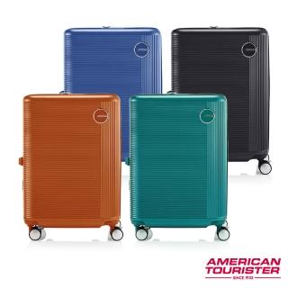 【AMERICAN TOURISTER 美國旅行者】24吋 GEMINA PRO 可擴充大容量輕量PC避震煞車輪行李箱/旅行箱(多色可選)