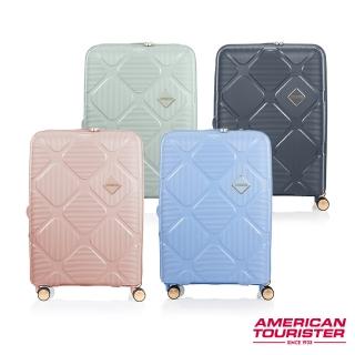 【AMERICAN TOURISTER 美國旅行者】25吋 INSTAGON 可擴充大容量輕量PP避震輪行李箱/旅行箱(多色可選)