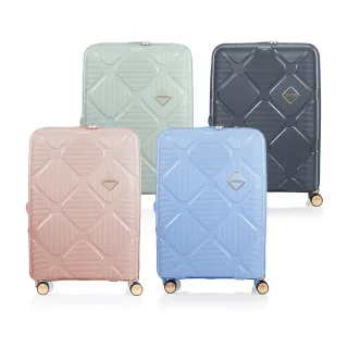 【AMERICAN TOURISTER 美國旅行者】25吋 INSTAGON 可擴充大容量輕量PP避震輪行李箱/旅行箱(多色可選)