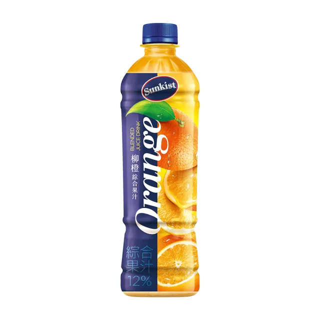 即期品【Sunkist 香吉士】柳橙綜合果汁550ml×24入/箱