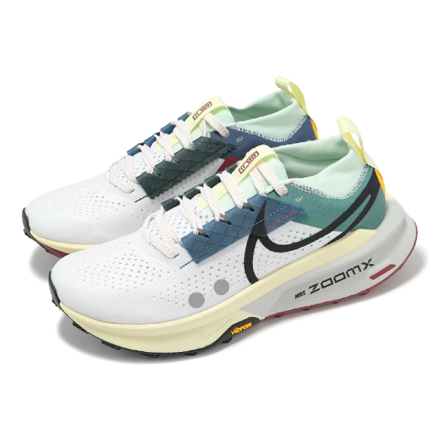 NIKE 耐吉 越野跑鞋 Wmns ZoomX Zegama Trail 2 女鞋 白綠 緩衝 抓地 戶外 運動鞋(FD5191-101)