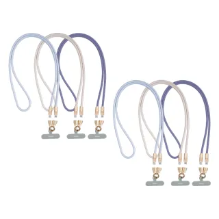 2入組【YOMIX 優迷】斜背手機掛繩充電傳輸線1.2M(Type/Lightning/附夾片/支援快充)