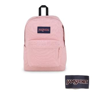 【JANSPORT】SUPERBREAK PLUS 經典後背包 玫瑰粉(JS0A4QUE7N8)
