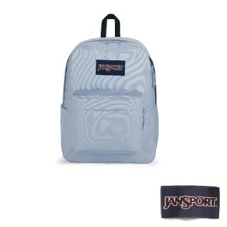 【JANSPORT】SUPERBREAK PLUS 經典後揹包 粉嫩藍(JS0A4QUE7G7)