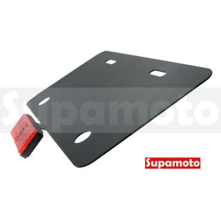 【Supamoto】車牌反光片底板(短牌架/牌框/大牌架/不鏽鋼/改裝/加強/白鐵/紅牌/黃牌/小七碼/驗車)
