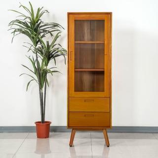 【Mahogany 瑪荷尼傢俱】全原木 桃花心木 晨光1.6裝飾櫃(展示櫃、置物櫃)