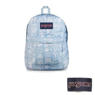 【JANSPORT】SUPERBREAK PLUS 經典後揹包 海洋藍(JS0A4QUEKU5)
