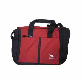 【SNOW.bagshop】旅行袋可固定於拉桿(超輕防水尼龍布外出休閒旅行手提肩背斜側背可加大大容量)
