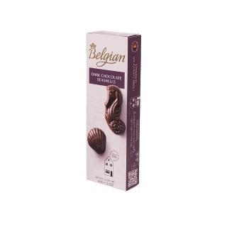 【比利時The Belgian】榛果夾心貝殼造型黑巧克力60g