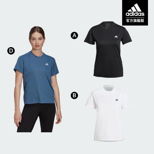 【adidas 愛迪達】經典短袖上衣 T恤 女款(多款任選)