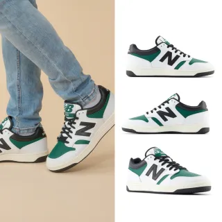 【NEW BALANCE】NB 480系列復古鞋_中性_綠白色_BB480LTD-D楦(網路獨家款)
