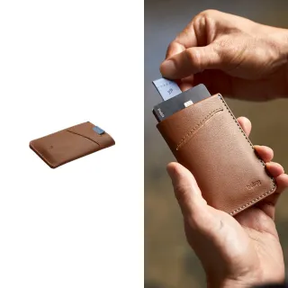 【Bellroy 官方直營】Card Sleeve 真皮票卡鈔票皮夾(榛果棕)