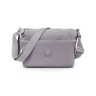 【冰山袋鼠】時光旅人 - 知性輕巧收納斜背小包 - 薄霧灰(B233GR)