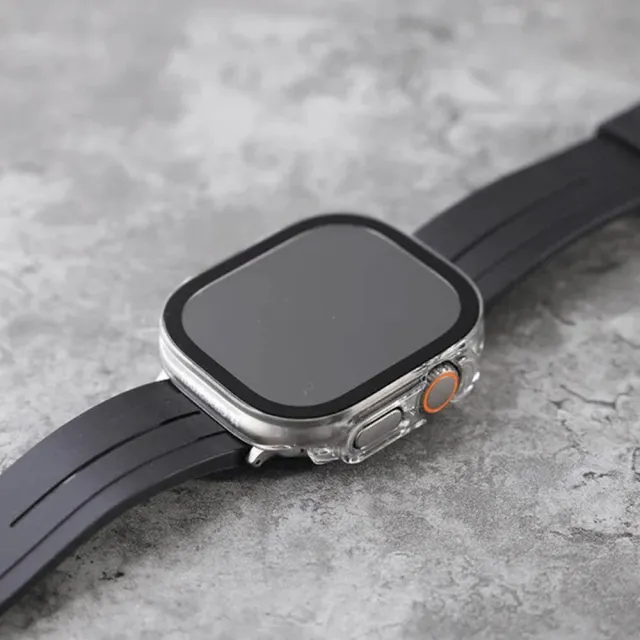 【Casestudi】AppleWatch Ultra 4/3/2/1 49mm Impact 透明玻璃錶殼(49mm Apple Watch)
