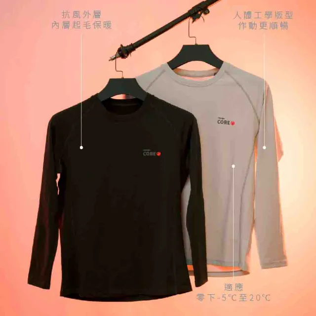 【RONIN 獵漁人】Core-Tech 專業機能極暖蓄熱衣(內搭衣 保暖衣 釣魚保暖衣 恆溫衣)