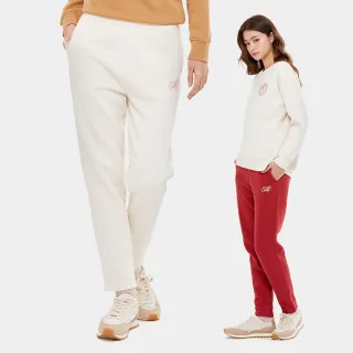 【Hang Ten】女裝-SLIM FIT鬆緊抽繩針織平口長褲(多色選)