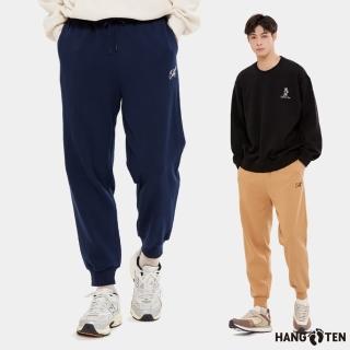【Hang Ten】男裝-JOGGER FIT鬆緊抽繩針織束口長褲(多色選)