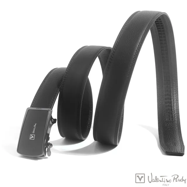 【Valentino Rudy 范倫鐵諾.路迪】時尚男士自動扣牛皮皮帶/腰帶(VR-LA42112 帶身3.1CM寬)