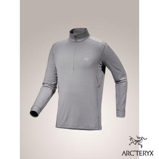 【Arcteryx 始祖鳥官方直營】男 Rho 羊毛長袖套頭衫(太空灰)