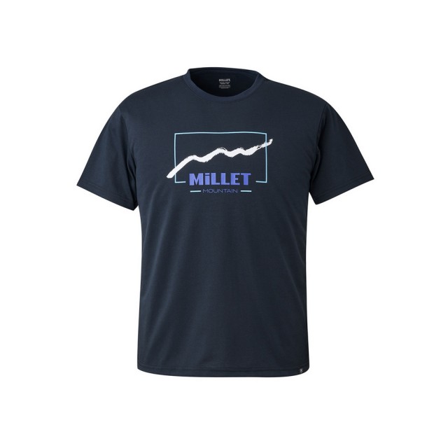 【Millet】Millet 登山 男 RIDGE TS SS M 短袖上衣 黑(MIV02071N0247)