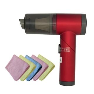 【神盾】強力氣旋吸充吹全方位無線吸塵器(3D倒鉤擦巾抹布5條 超豪專利升級版)