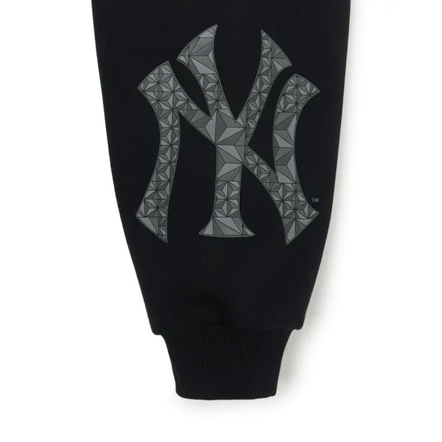 【MLB】運動褲 休閒長褲 Monogram系列 紐約洋基隊(3APTM0746-50BKS)