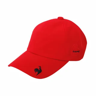 【LE COQ SPORTIF 公雞】高爾夫系列 女款紅色愛心設計基本款高爾夫球帽QLU0J103