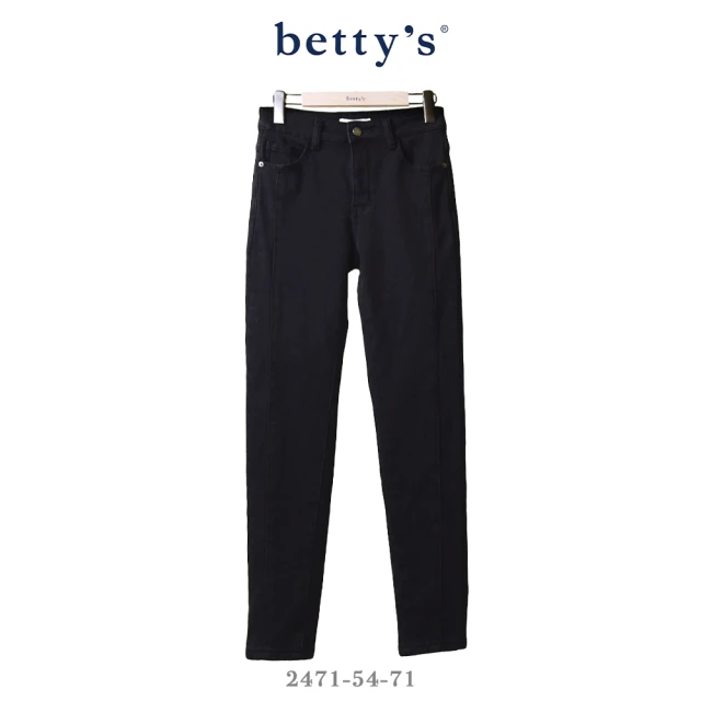 betty’s 貝蒂思 內厚刷毛顯瘦彈性牛仔褲(黑色)