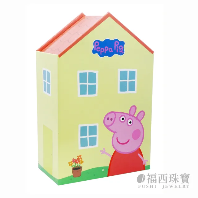 【福西珠寶】黃金彌月禮盒 Peppa Pig佩佩豬三件組 多選(金重0.20錢)