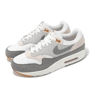 【NIKE 耐吉】休閒鞋 Air Max 1 男鞋 灰 米白 氣墊 復古 運動鞋(IB1492-121)