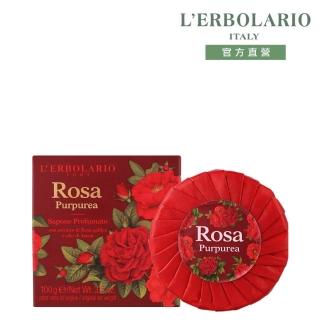 【L’ERBOLARIO 蕾莉歐】緋紅玫瑰植物皂100g