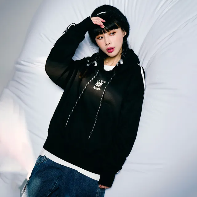 【MAJOR MADE】雙線條雙疊M帽T(帽T/字母T/長袖)