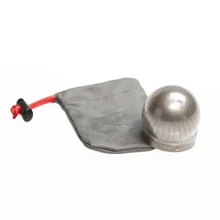 【Keith】Ti3920 鎧斯純鈦茶葉蛋型濾茶器附收納袋(居家戶外露營野餐鈦金屬輕量便攜耐高溫沖泡過濾網茶漏)