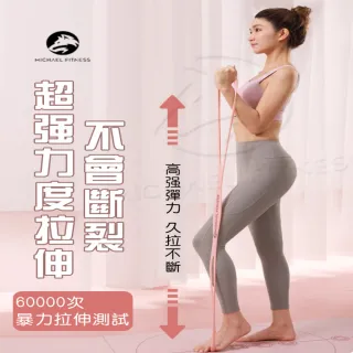 【Michael Fitness 麥克健身】八字拉力繩 彈力帶 拉力繩 8字拉力繩(雙股防斷設計 回彈拉繩加強)
