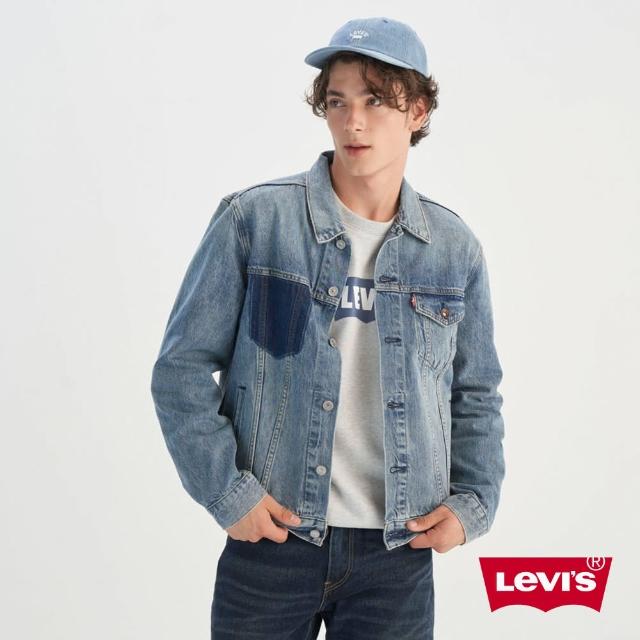 【LEVIS 官方旗艦】男款 TYPE III 牛仔外套 單寧外套 復古寬鬆版型 熱賣單品 0015E-0006