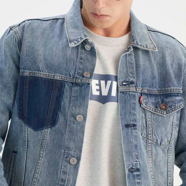 【LEVIS】男款 TYPE III 牛仔外套 單寧外套 復古寬鬆版型 熱賣單品 0015E-0006