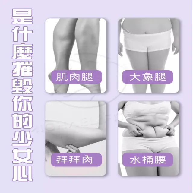 【Michael Fitness 麥克健身】瘦腿按摩器 瘦腿神器 夾腿按摩器 滾輪按摩 腿部按摩(360度全包覆滾輪)