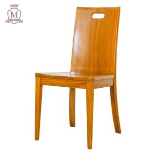 【Mahogany 瑪荷尼傢俱】全原木 桃花心木 春風餐椅G2(原木餐椅、椅子)